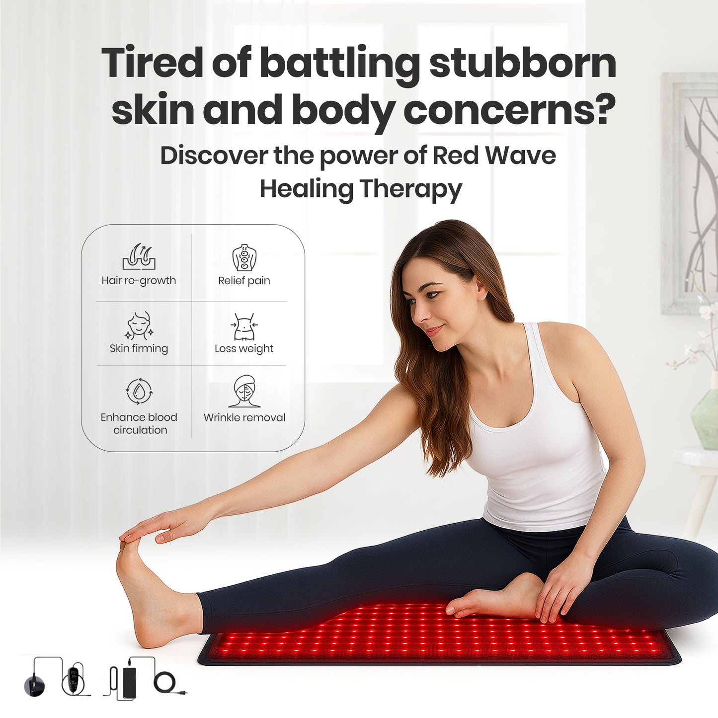 Red Wave Therapy Mat