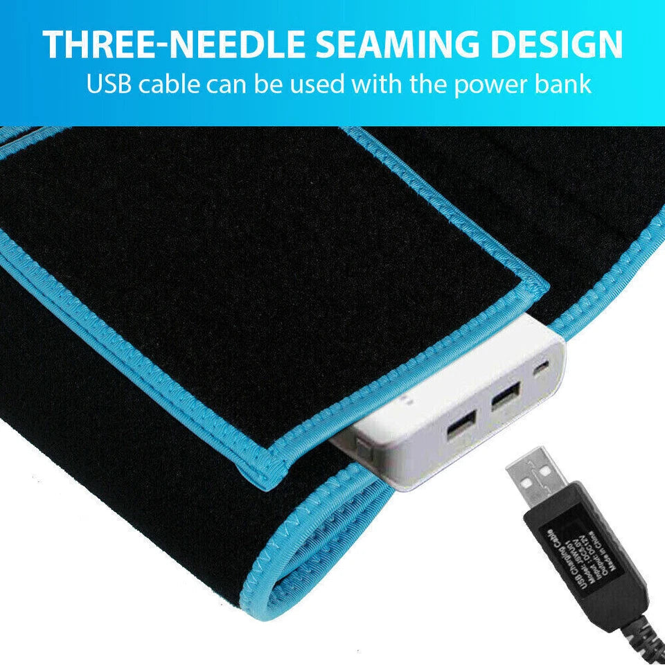 660nm Red Light 850nm Infrared Light Therapy Belt – Pain Relief & Fat Reduction Wrap