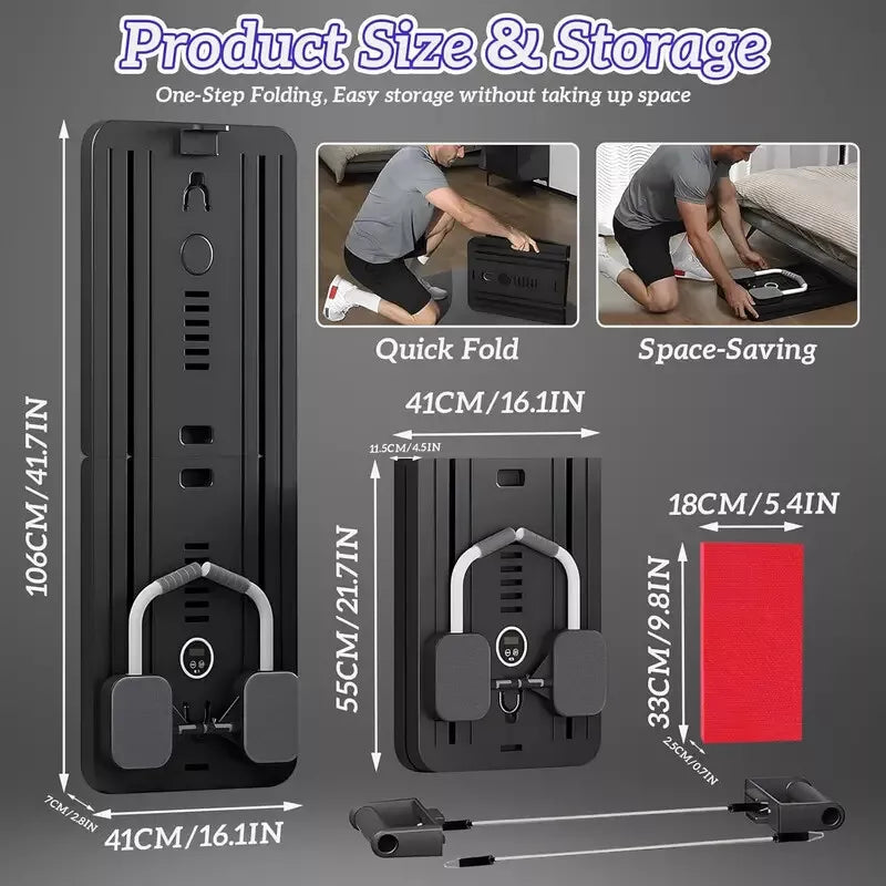 8-in-1 Multi-Functional Pilates Reformer Board