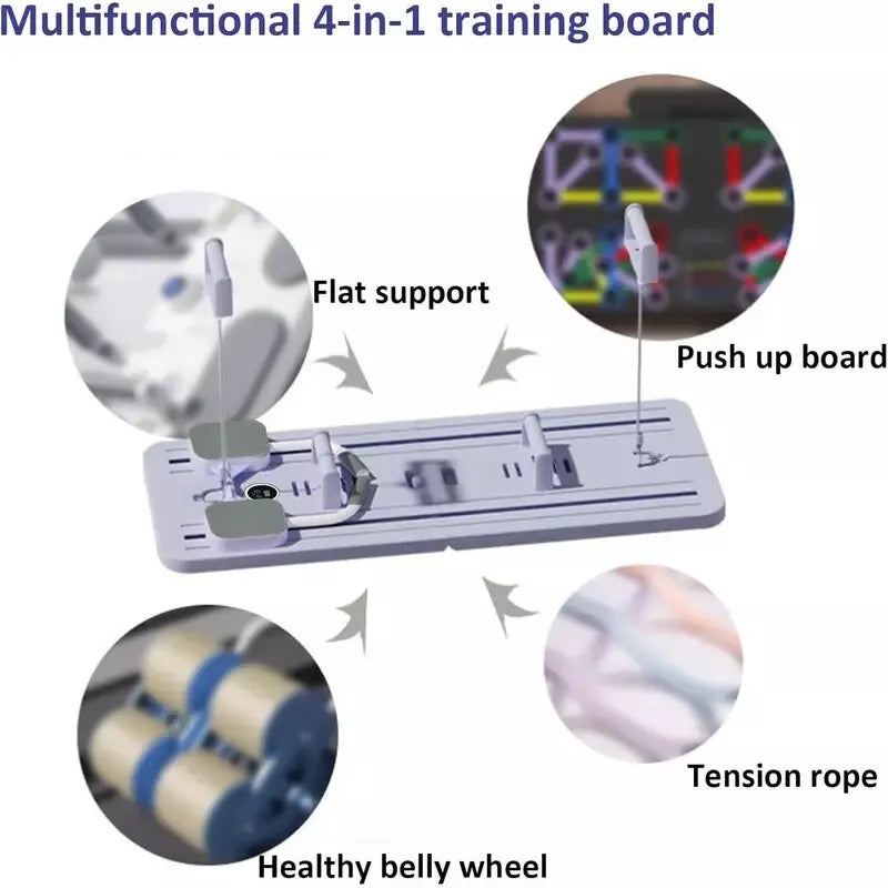 8-in-1 Multi-Functional Pilates Reformer Board
